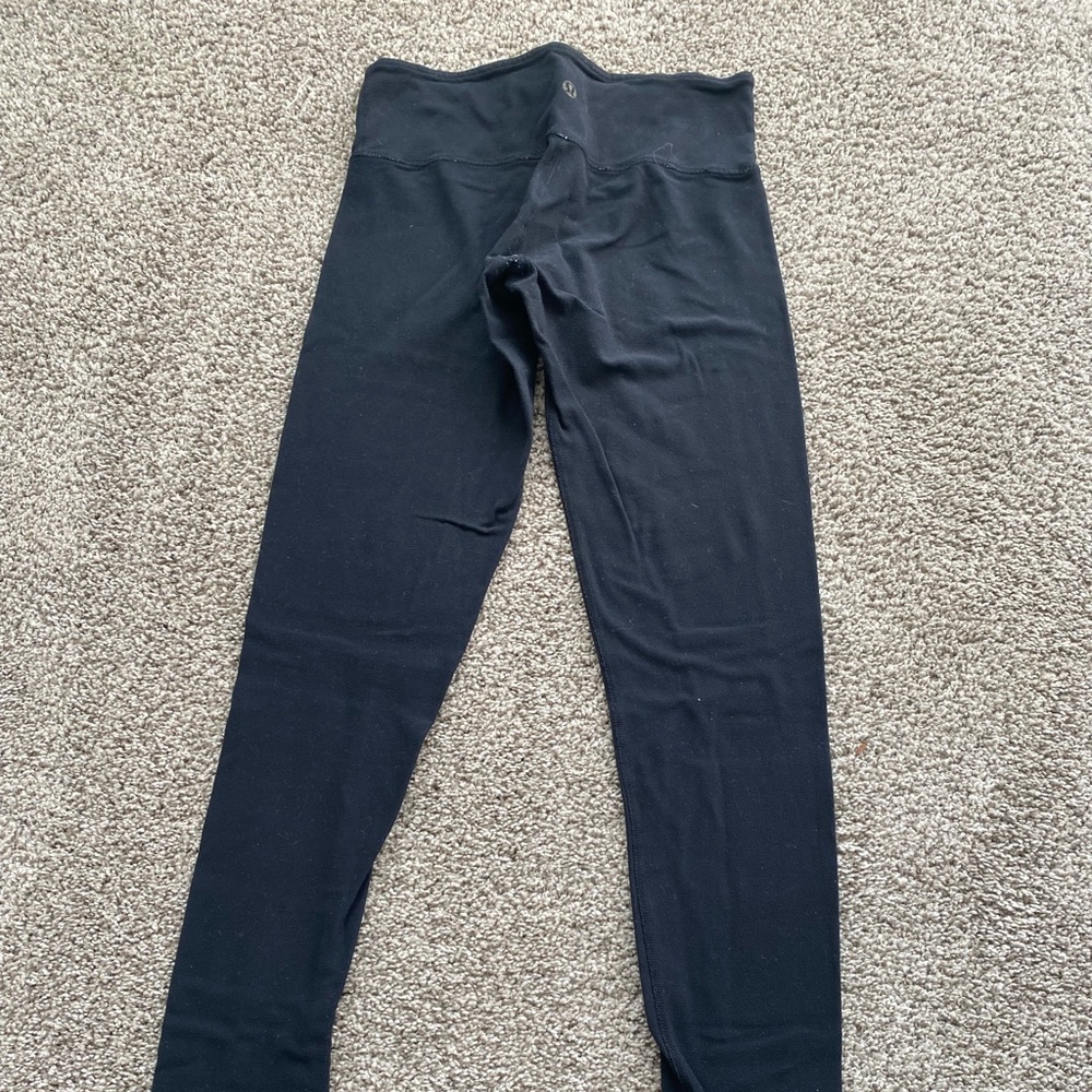 Lululemon wunder under legging reversible 28’